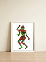 Dance Girl B 9  — framed, leaning against the wall thumbnail
