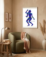 Dance Girl B 11 framed in a tender room thumbnail