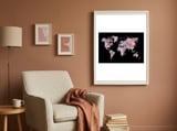 Wanderlust (Black) framed in a tender room thumbnail
