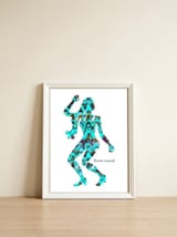 Dance Girl B 12  — framed, leaning against the wall thumbnail