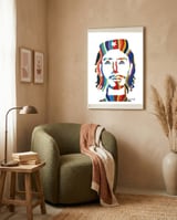 Che 1 Copia framed in a tender room thumbnail