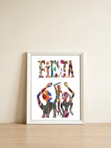 Fiesta 2 — framed, leaning against the wall thumbnail