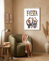 Fiesta 6 framed in a tender room thumbnail
