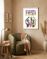 Fiesta 7  framed in a tender room thumbnail