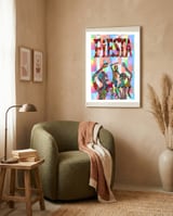 Fiesta 15 framed in a tender room thumbnail