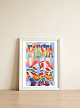 Fiesta 19 — framed, leaning against the wall thumbnail
