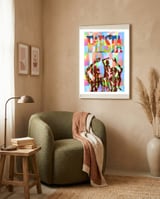Fiesta 20 framed in a tender room thumbnail