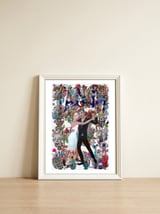 Tango Nuevo Tapiz 2 — framed, leaning against the wall thumbnail