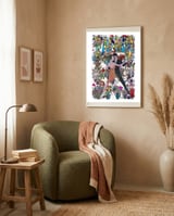 Tango Nuevo Tapiz 4 framed in a tender room thumbnail