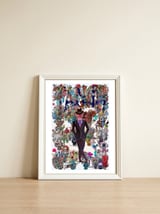 Tango Nuevo Tapiz 6 — framed, leaning against the wall thumbnail