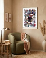 Tango Nuevo Tapiz 6 framed in a tender room thumbnail