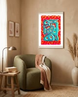 Graffiti Nuevo 2023 3 framed in a tender room thumbnail
