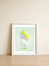 Parrot — framed, leaning against the wall thumbnail