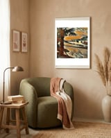 End of the day on Lake Garda, Italy. framed in a tender room thumbnail