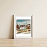 Sunny Garda Lake, italy. — framed, leaning against the wall thumbnail