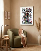 Tango Tapiz 1 framed in a tender room thumbnail