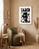 Tango Tapiz 2 framed in a tender room thumbnail
