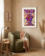 Tango Tapiz 11 framed in a tender room thumbnail