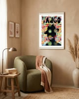 Tango Tapiz 13 framed in a tender room thumbnail