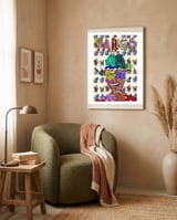 Tango Tapiz 18 framed in a tender room thumbnail