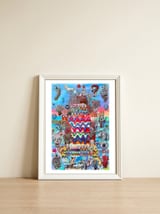 La Isla Digital 19 — framed, leaning against the wall thumbnail