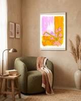 Tulips II framed in a tender room thumbnail