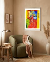 Penelope In The Kitchen framed in a tender room thumbnail