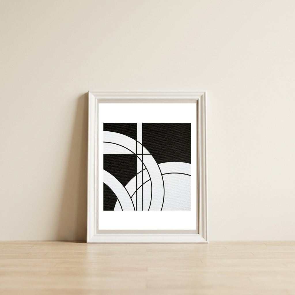 Pêndulo4 — framed, leaning against the wall