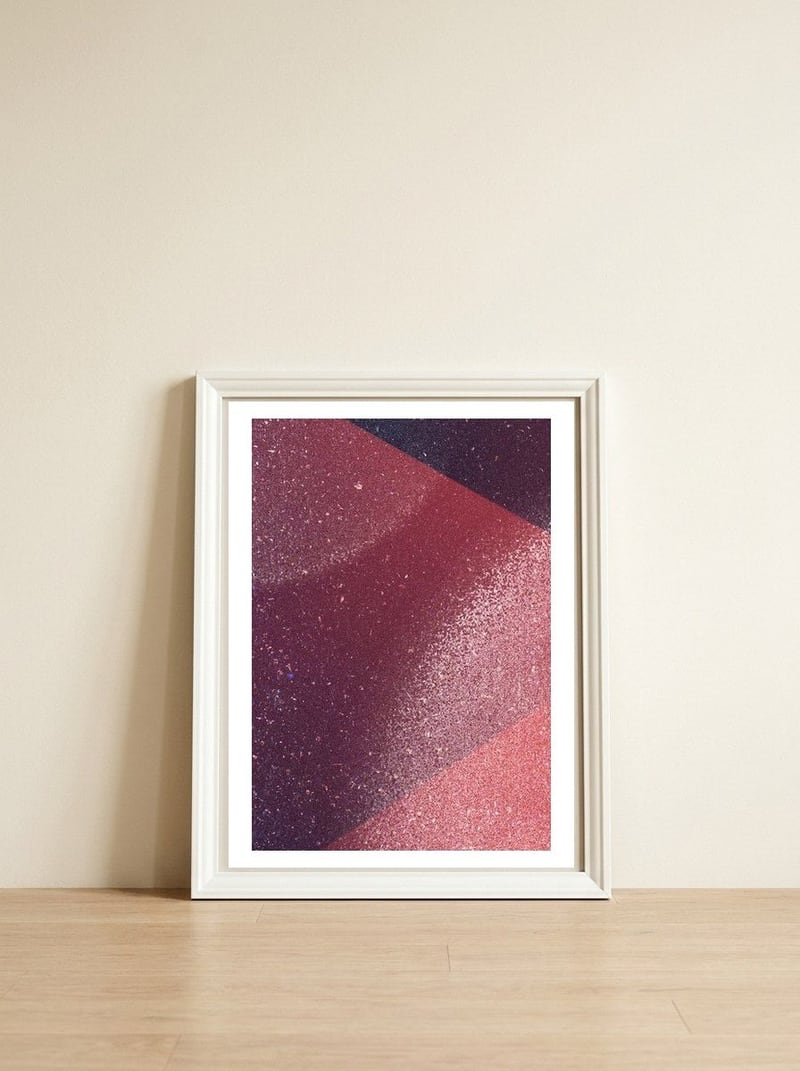 Somewhere In The Universe2 — framed, leaning against the wall