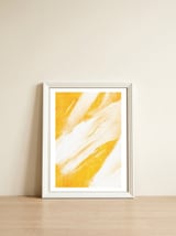 Pensando Amarelo3 — framed, leaning against the wall thumbnail