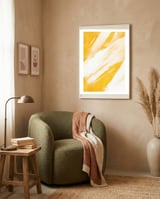Pensando Amarelo3 framed in a tender room thumbnail