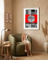Glitch Global IX Serie Urban Nature framed in a tender room thumbnail