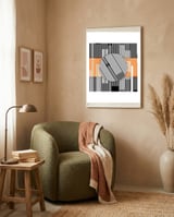 Glitch Global XV Part1 Serie Urban Nature framed in a tender room thumbnail