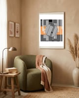 Glitch Global XV Part2 Serie Urban Nature framed in a tender room thumbnail
