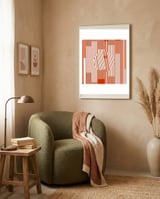 Glitch Global XVI Serie Urban Nature framed in a tender room thumbnail
