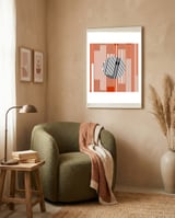 Glitch Global XVIII Serie Urban Nature framed in a tender room thumbnail