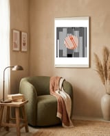 Glitch Global XIX Serie Urban Nature framed in a tender room thumbnail