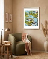 Lotus Formation framed in a tender room thumbnail