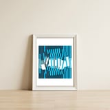 Opt Global XIX — framed, leaning against the wall thumbnail