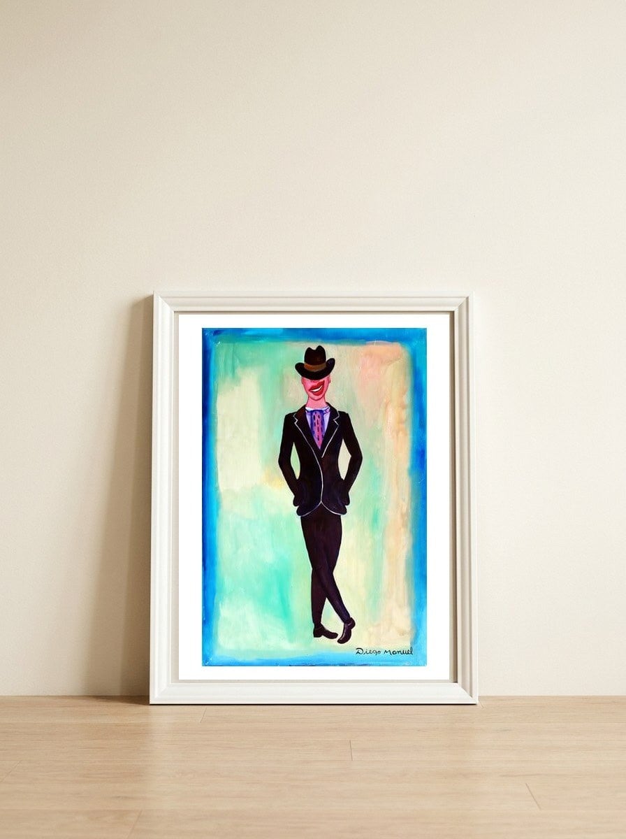 Cancherito 2 — framed, leaning against the wall