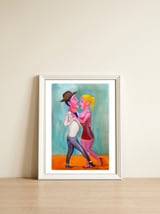 Milongueros 2 — framed, leaning against the wall thumbnail