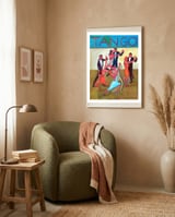 Mundial De Tango framed in a tender room thumbnail