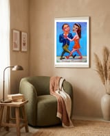 Pareja De Tango 2 framed in a tender room thumbnail