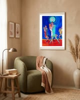 Tango Enamorados 2 framed in a tender room thumbnail