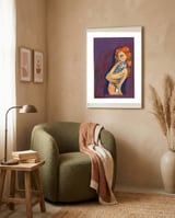 Cat Lady  framed in a tender room thumbnail