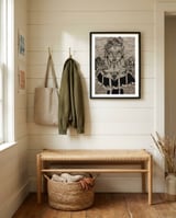 Two Of Swords framed in a relaxed room thumbnail
