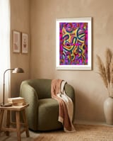 Graffiti Digital Nuevo 2023 10 framed in a tender room thumbnail