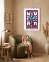Graffiti Digital Nuevo 2023 12 framed in a tender room thumbnail