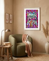 Graffiti Digital Nuevo 2023 15 framed in a tender room thumbnail