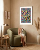 Graffiti Digital Nuevo 2023 18 framed in a tender room thumbnail